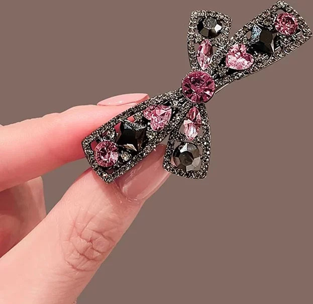 HIYAYZ Haarnadel Lila Kristall Strass, Damen - Bild 1