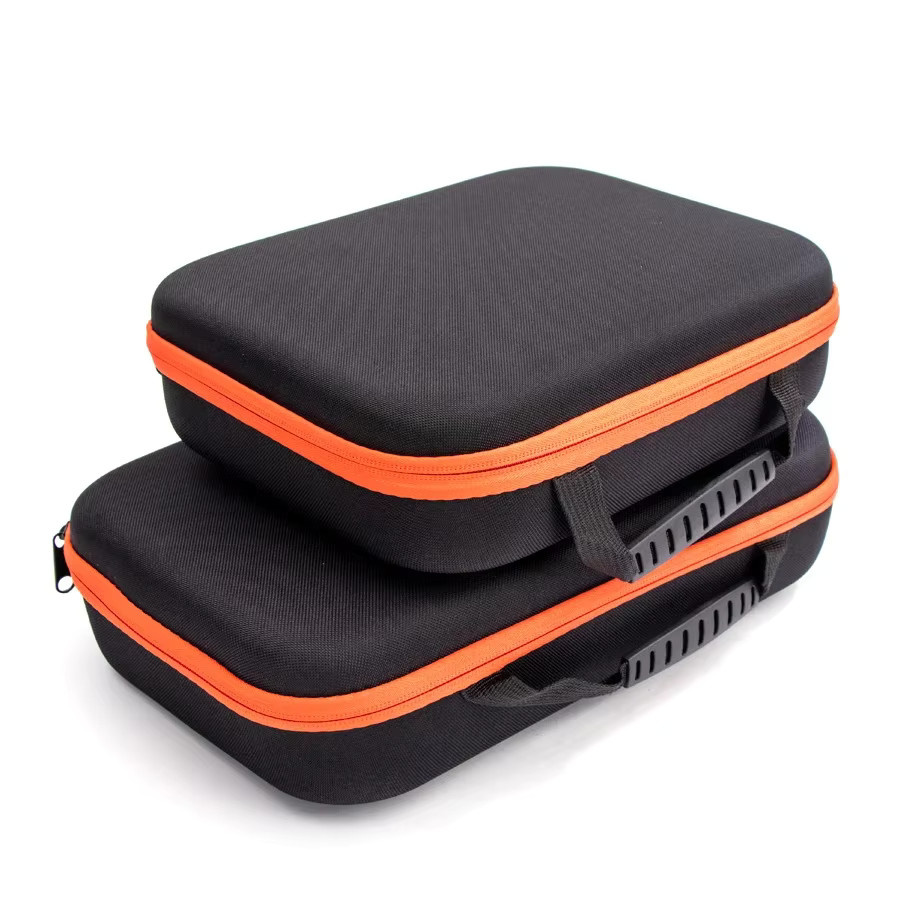 Wasserdichte Werkzeugtasche aus Oxford-Gewebe für Elektriker und Hardware-Werkzeuge in Orange und Schwarz - Bild 4