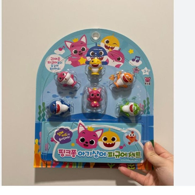 Pinkfong Baby Shark Figurenset, 6-teiliges Set - Bild 1