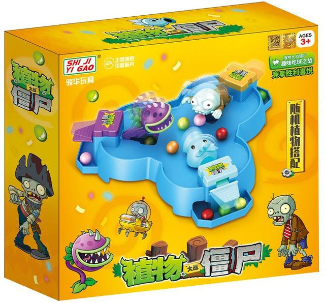 Binchi Fitness Pflanzen vs. Pflanzen. Zombies Frosch isst Bohnen, Brettspiel, ab 14 Jahren - Bild 1