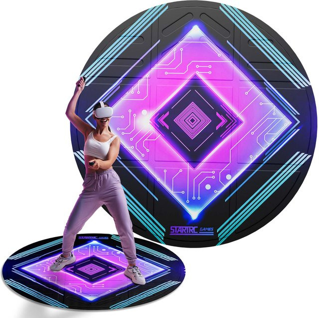 Hellodigi Universal VR-Brille Sport-Bodenmatte in Lila, rutschfest und sturzsicher für ein sicheres Spielerlebnis - Bild 1