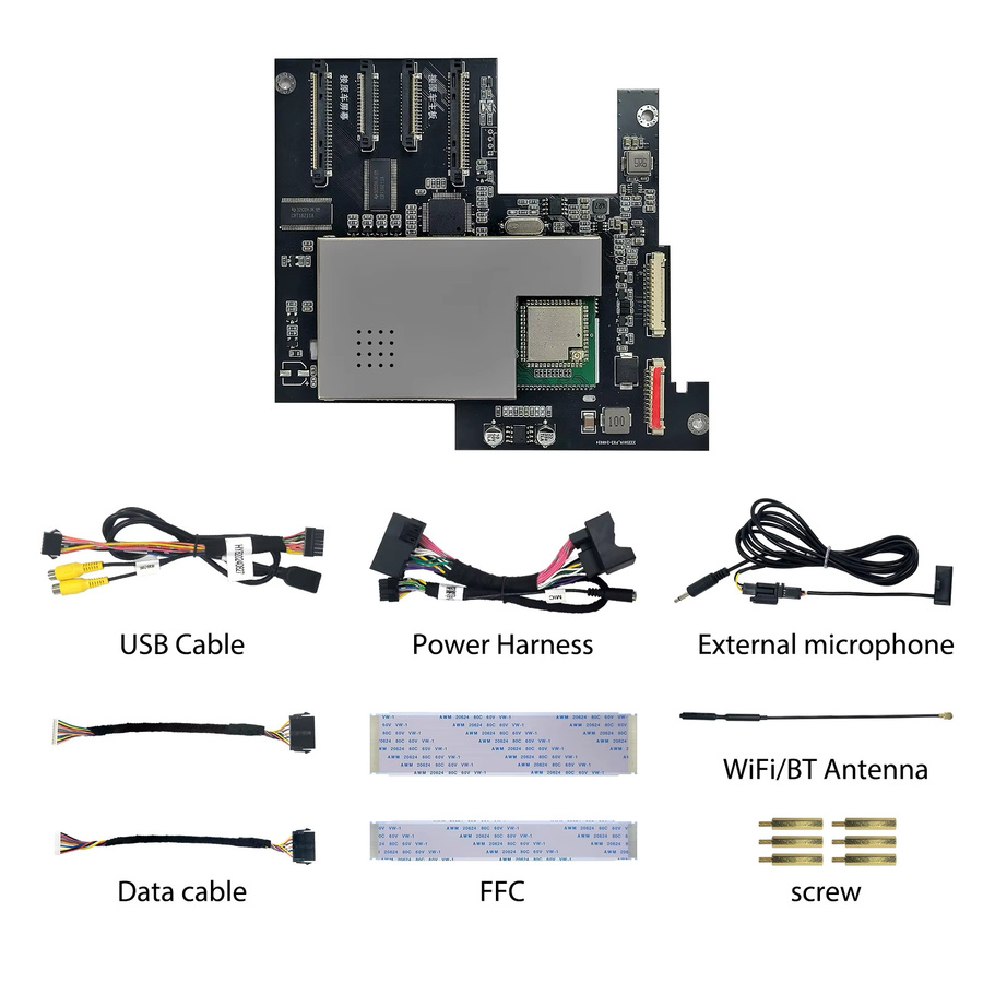 Ezonetronics Wireless CarPlay und Android Auto Retrofit Kit Decoder Box für Porsche PCM3.1 mit Mirror Link in Schwarz - Bild 6
