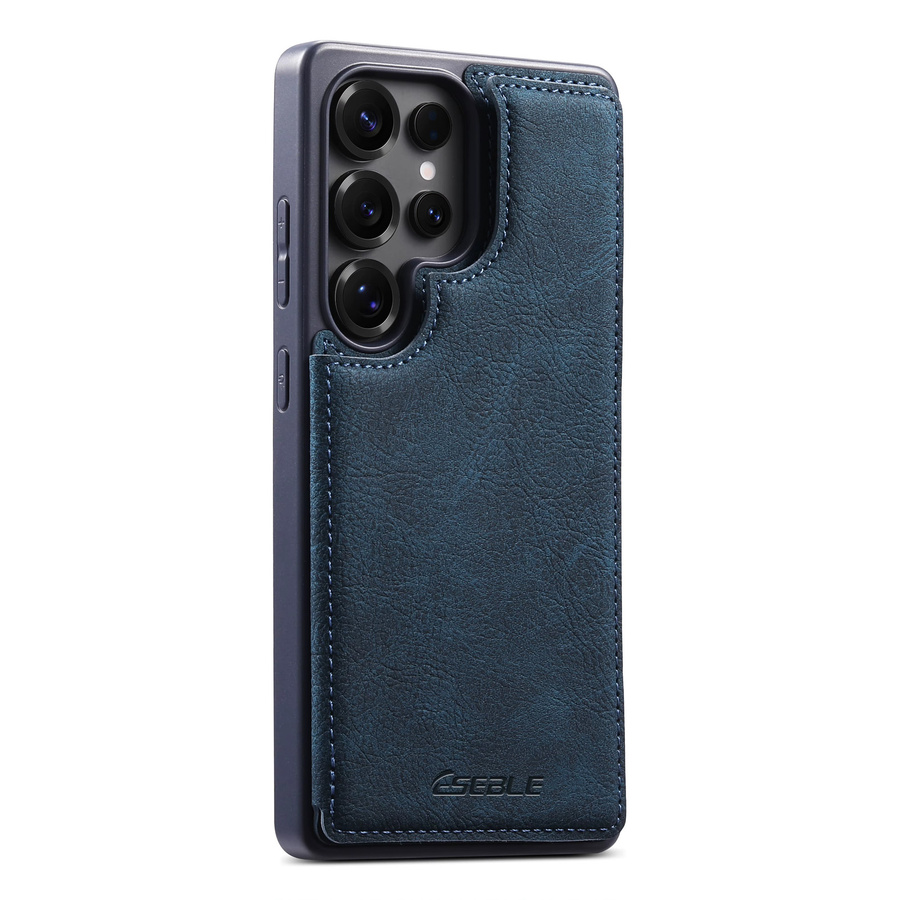 Retro Slim Magnetische Leder-Telefonhülle mit Kartenfächern für Samsung Galaxy S25 S24 FE S23 S22 S21 Ultra A56 A55 A36 A35 in Blau - Bild 3