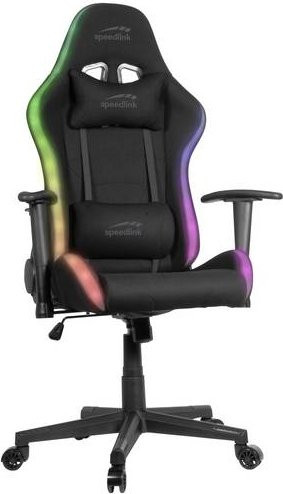 Speedlink REGYS RGB Gaming-Stuhl aus Stoff in Schwarz - Bild 1