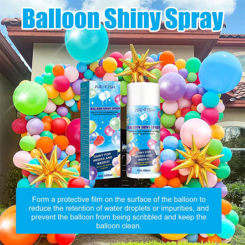 Ballon Shiny Spray 100 ml Weiß zur Glanzwiederherstellung und zum Anti-Fading für Ballons - Bild 3