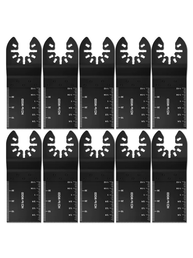 Toorise Multitool Klingen Set für oszillierende Sägen mit Quick Release für Holz und Metall - Bild 7