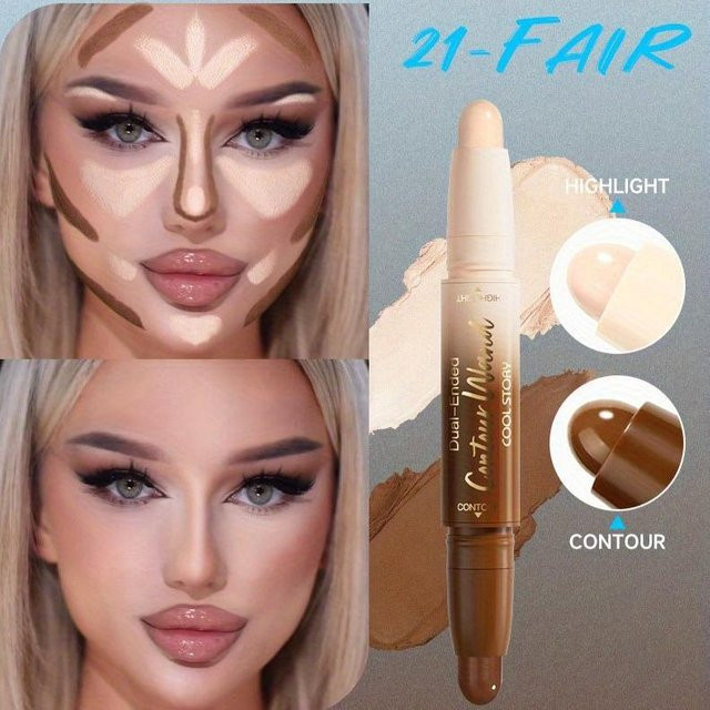 Verve Beauty 2-in-1 Konturstift, Creme, Schimmernd, 21 - Bild 1