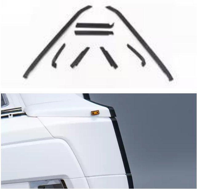 SCALECLUB 770S RC Spielzeug Lkw Cab Schutz Streifen, 1:14, Zubehör - Bild 1