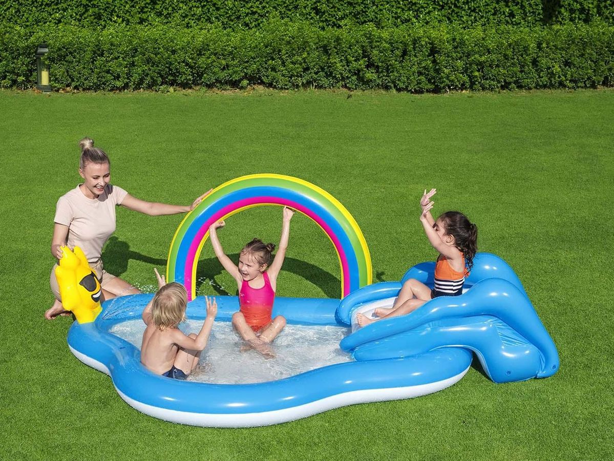 Bestway 53092 Regenbogen Aufblasbarer Spielplatz - Bild 2