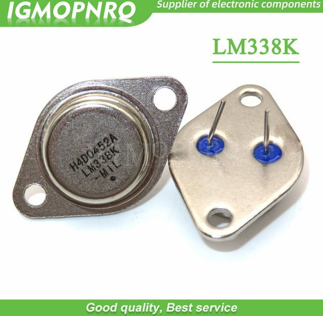 5er Set LM338K LM338 TO-3 einstellbarer Spannungsregler Transistor mit Goldabdichtung - Bild 1