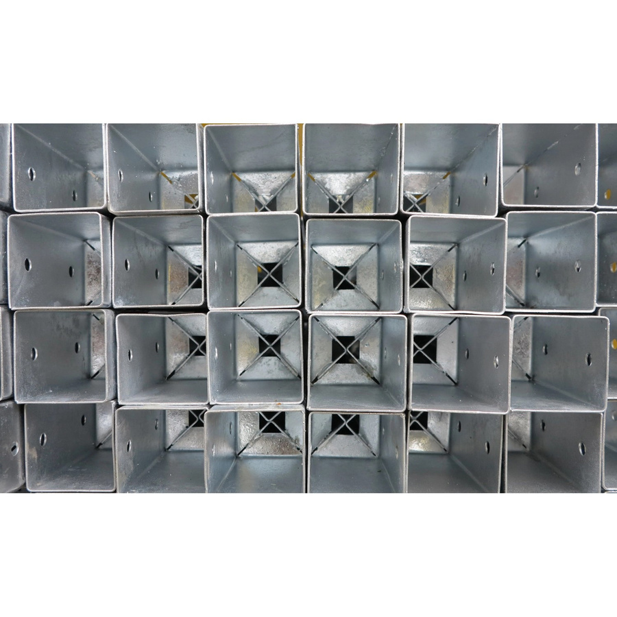 T & J Einschlagbodenhülse quadratisch B/T/H: 7 x 7 x 90 cm - Bild 2