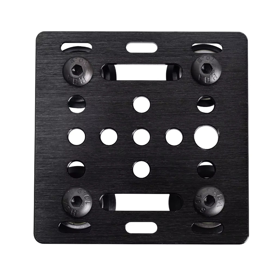 Mega V-Gantry Gleitplatten-Set mit Riemenscheiben für 2020 V-Nut-Aluminiumprofile, Schwarz - Bild 5