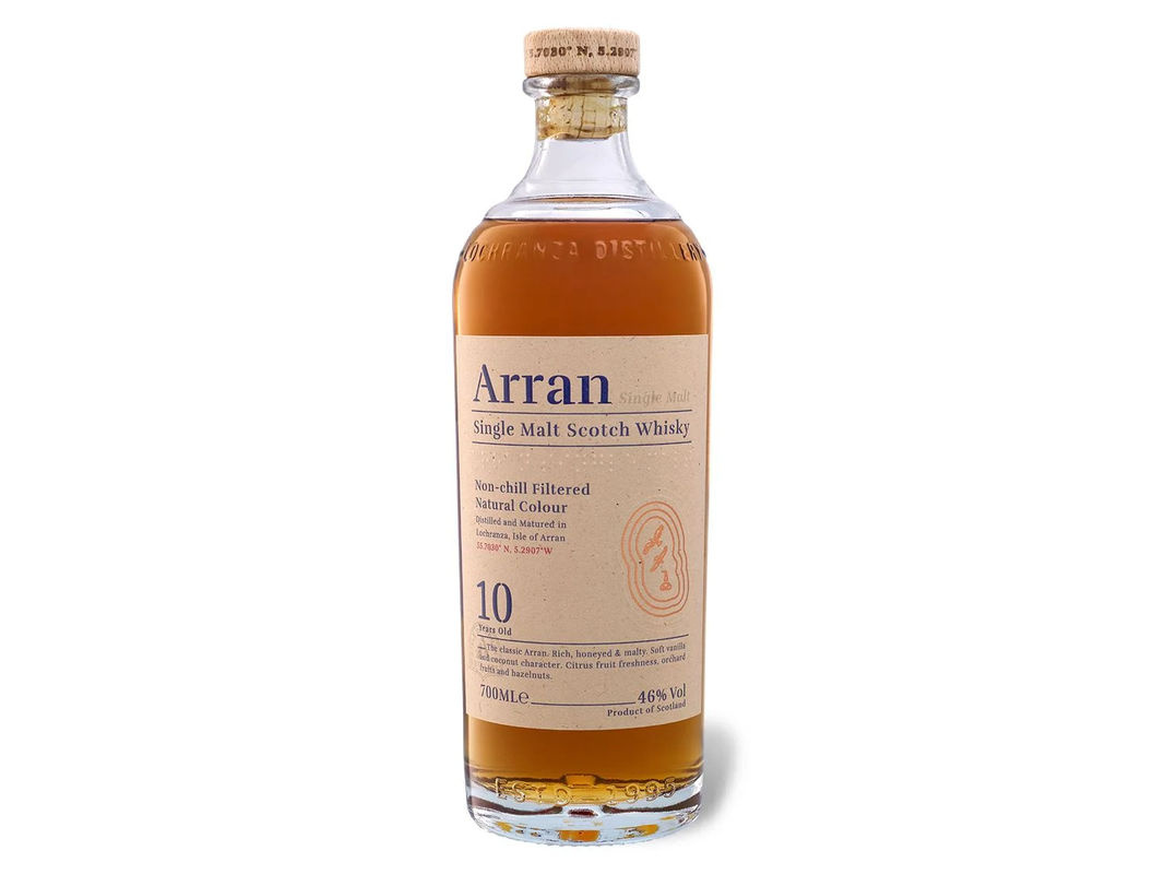 The Arran Single Malt Scotch Whisky 10 Jahre, Isle of Arran, 0,7 l, 46% Vol. - Bild 2