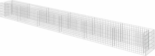 Furnicato Gabionen-Hochbeet aus verzinktem Stahl B: 540 cm, H: 50 cm, T: 50 cm - Bild 1