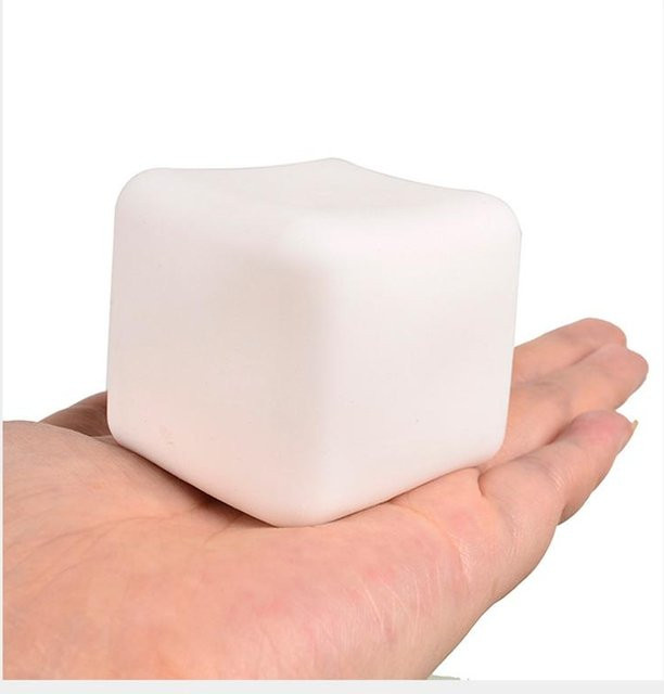Fashnics Squishy Tofu Stressbälle, Fidget Spielzeug, white - Bild 1