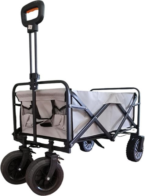 ENEWAY Bollero E-Bollerwagen Elektrischer Bollerwagen in Grau - Bild 1
