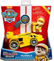 Paw Patrol Ready Race Rescue Rubbles Race & Go Deluxe Basis Fahrzeug von Spin Master in Gelb - Bild 1