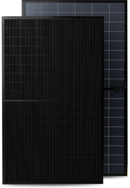 Solakon Solarmodul 500W Bifaziales Monokristallines Solarpanel 40V in Schwarz, 2 Stück - Bild 1