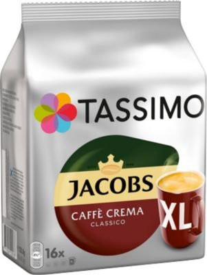 Jacobs Tassimo Kaffee Caffè Crema Classico, 16 x 8,3 g - Bild 1