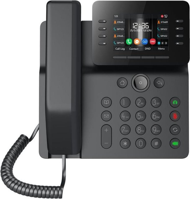 Fanvil IP Telefon V64 in Schwarz mit Wi-Fi - Bild 1