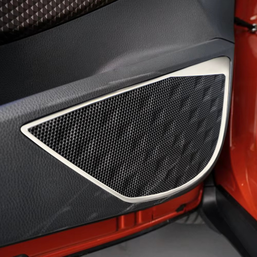 Carmilla Lautsprecherring aus Edelstahl in Silber für Toyota C-HR 2014-2017 - Bild 3