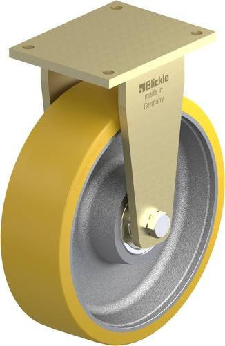 Blickle Bockrolle BS-GTH 406K in Silber mit Rad-Durchmesser 400 mm und einer Tragfähigkeit von max. 5000 kg - Bild 1