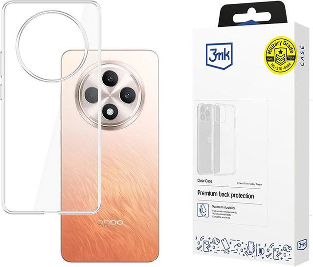 3MK Schutzhülle für Oppo Reno12 FS 5G, Reno12 FS 4G, Reno12 F 4G und Reno12 F in Transparent - Bild 1