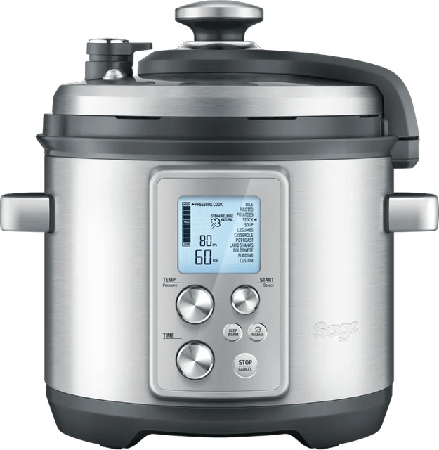 Sage the Fast Slow Pro Slow Cooker in Silber aus Edelstahl mit 6 Liter Fassungsvermögen - Bild 1