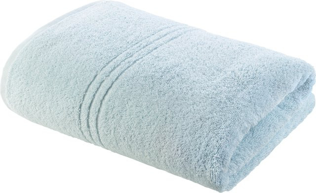 SANSIBAR Duschtuch aus Baumwolle in Blau, B/H: 70 x 140 cm, 550 g/m² - Bild 1