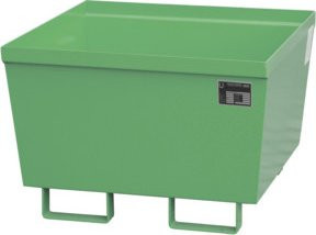 Auffangwanne Bauer Südlohn AO-1 aus Stahl, Resedagrün, B 80 x T 80 x H 54,5 cm - Bild 1