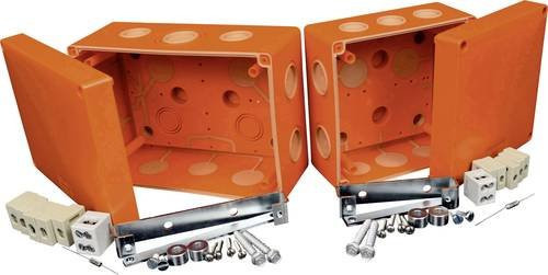KOPOS KSK 100 PO Abzweigdose halogenfrei in Orange, B/H/T: 10,1 x 10,1 x 4,65 cm - Bild 1