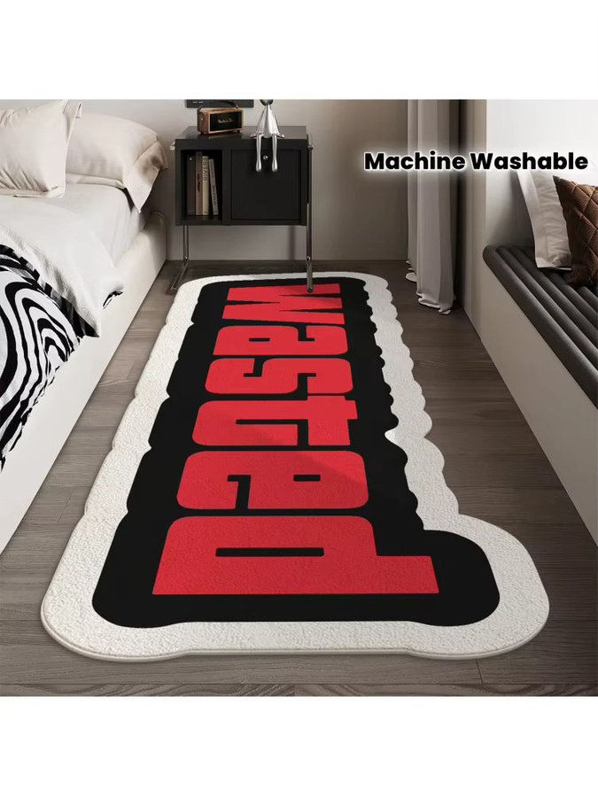 VIKAMA GTA Wasted Bettvorleger, rutschfester Plüsch-Bodenteppich in Multicolour für Schlafzimmer und Flur - Bild 5