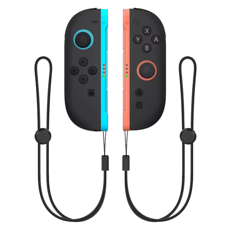 Benicabaly 2er-Pack Handgelenkschlaufen für Nintendo Switch Joy-Pad in Blau, verstellbare Anti-Fall-Handschlaufe für Wireless Controller - Bild 4
