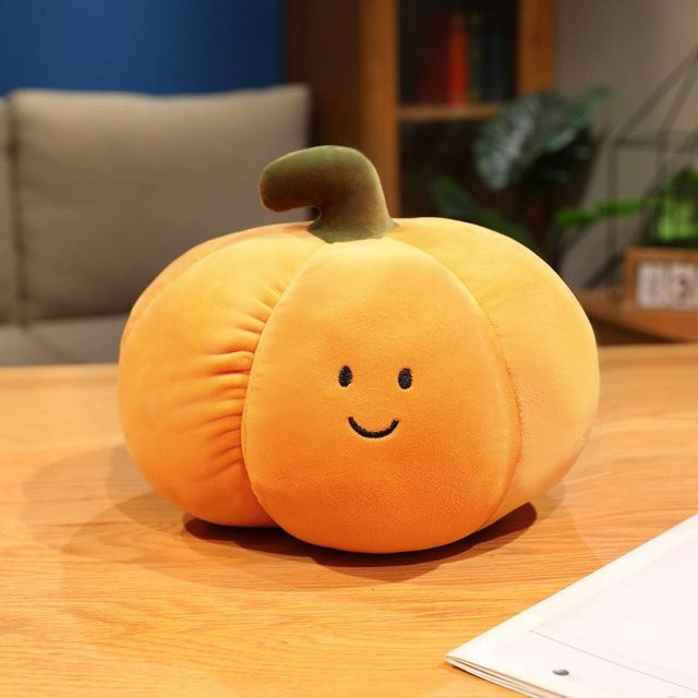 Kürbispuppe Plüschtier, Halloween, Orange - Bild 1