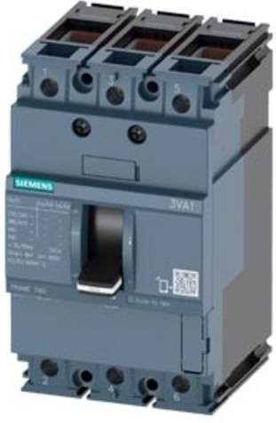 Siemens 3VA1104-5MG36-0AA0 Leistungsschalter in Grau mit einem Einstellbereich von maximal 4A und einer Schaltspannung von maximal 690 V/AC - Bild 1