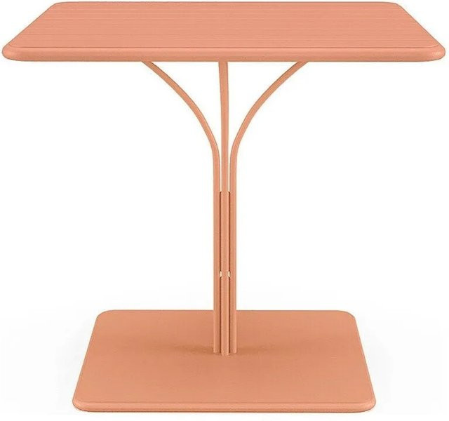 Gartentisch Mirmande von MYLIA aus Metall in Hellorange mit 80 cm Breite - Bild 1