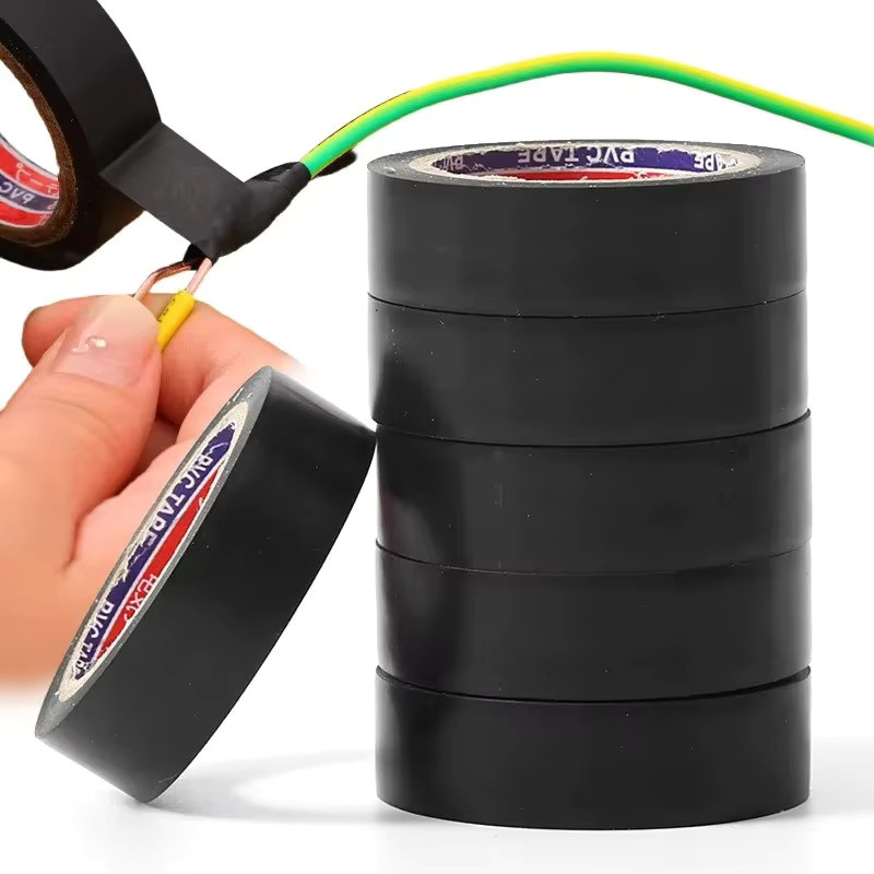 Schwarzes PVC-Isolierband wasserdicht und ultradünn, 20 m Länge - Bild 4