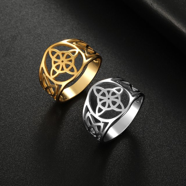 LIKGREAT Ring, Edelstahl, Unisex - Bild 1