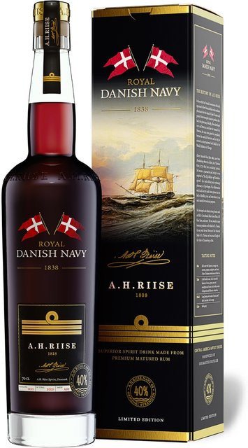 A.H. Riise Royal Danish Navy Rum 0,7 l - Bild 1