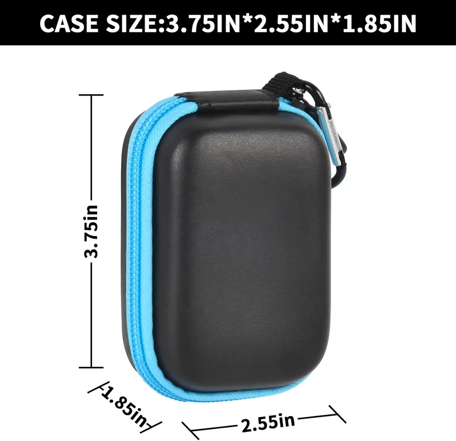 Paiyule Tragetasche für Bluetooth-Clip-Lautsprecher, magnetische Aufsteckhülle für tragbare Mini-Lautsprecher, Farbe: Schwarz - Bild 6
