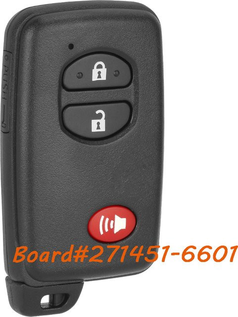 DIYKEY Smart Fernbedienungsschlüssel HYQ14AEM für Toyota RAV4 und Land Cruiser, 314,3MHz, Schwarz - Bild 1