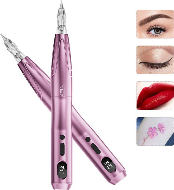 Biomaser PMU-Maschine, Drahtloser Rotary Tattoo Pen Set - Bild 1