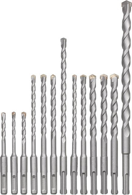 Einhell SDS-Plus Bohrer-Set 12-teilig in Silber mit Hammerbohrern Ø 5-14 mm - Bild 1