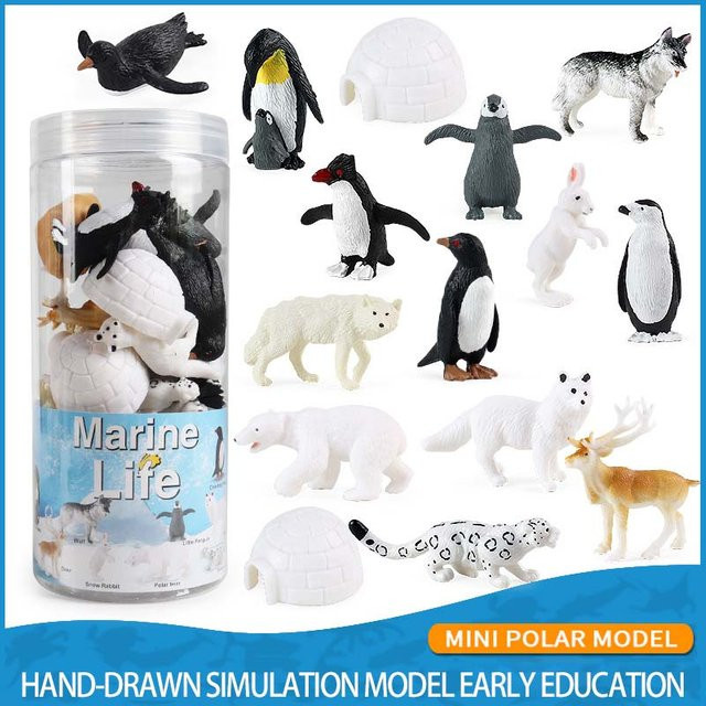 Oenux Kinder-Tierfiguren-Set, Tiere, Dinosaurier, Kunststoff, Bunt / Mehrfarbig - Bild 1