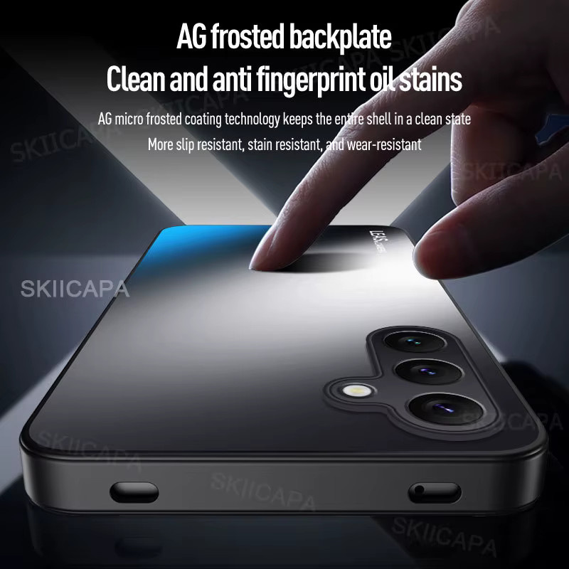 Stoßfeste matte Handyhülle für Samsung Galaxy A-Serie in Weiß - Bild 2