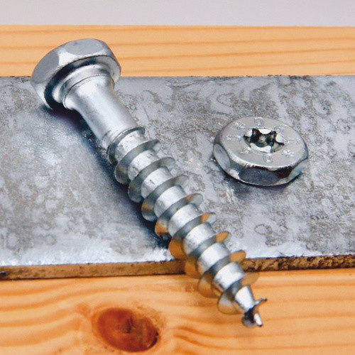 Schmid Rapid Dual Holzbauschrauben mit Torx, Stahl, silberfarben, 25 Stück, Länge: 140 mm, Durchmesser: 10 mm - Bild 2