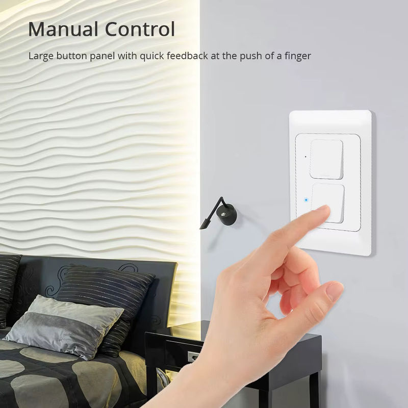 Zemismart 2-Gang Zigbee Wandschalter mit neutralem Draht und Druckknopf, kompatibel mit Tuya, Alexa und Google Home - Bild 4