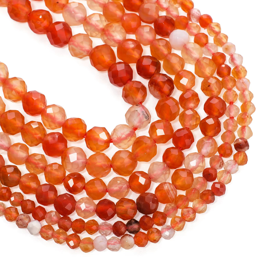 xilitata Edelsteinperlen Sardonyx-Achat, bunt, Unisex, 15'' - Bild 3