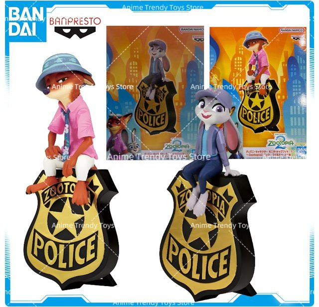 BANPRESTO Disney Zootopia 2 Nick Wilde Judy Hopps Charakterfigur, Anime Modell Spielzeug - Bild 1