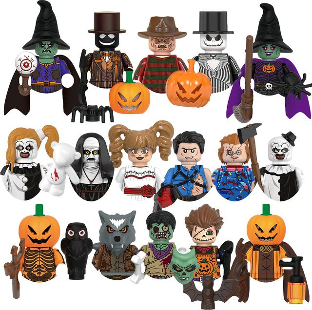 Terrifier Die Nonne, Mini-Actionfiguren, Bausteine - Bild 1